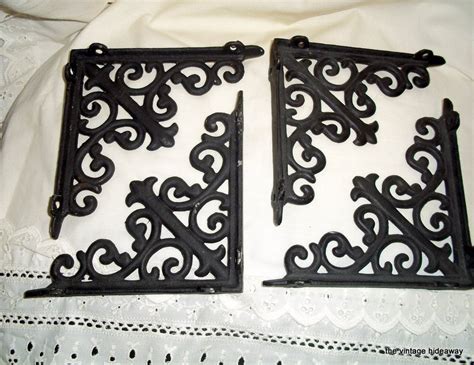 decorative wrought iron corner braces